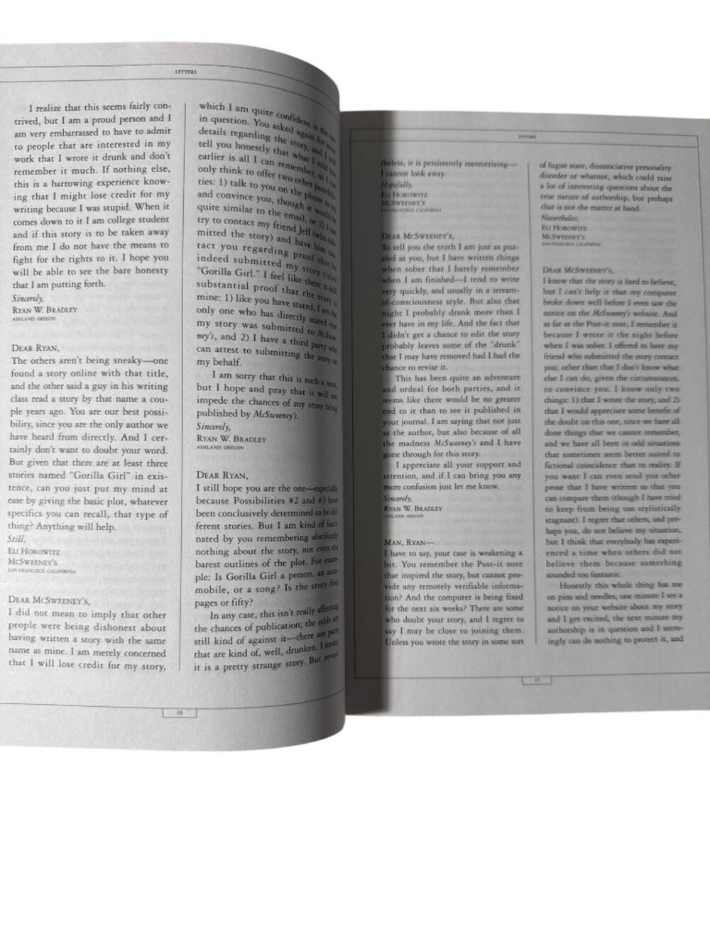 McSweeneys Quarterly Concern Issue 12 First edition 2003 SC Stories Essays Vtg - Picture 4 of 12